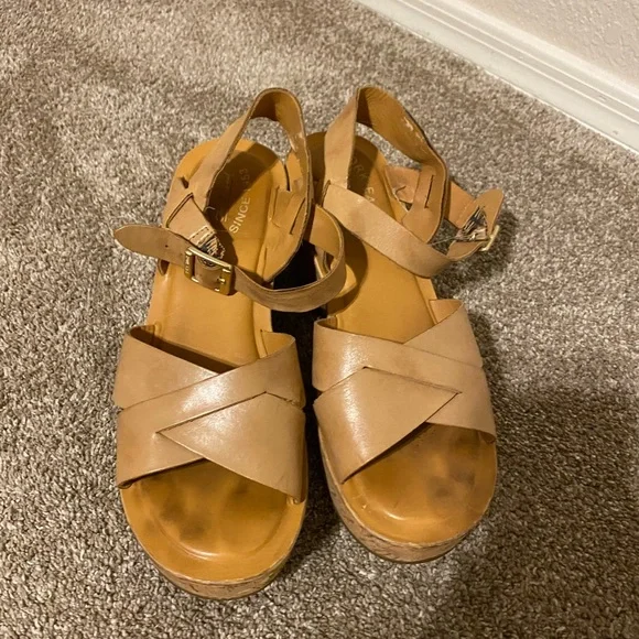 Kork-Ease Mynra Wedge Sandals 8.5 - Picture 3 of 5